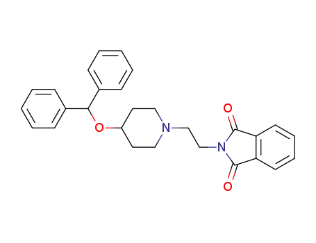 2-[2-(4-benzhydryloxy-piperidin-1-yl)-ethyl]-isoindole-1,3-dione