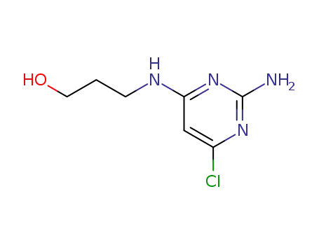 2-Amino-6-chloro-4-[(3-hydroxypropyl)amino]pyrimidine