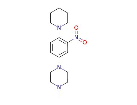 1-methyl-4-(3-nitro-4-piperidin-1-yl-phenyl)-piperazine