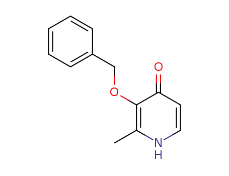 Molecular Structure of 61160-18-7 (3-(BENZYLOXY)-2-METHYL-4(1H)-PYRIDINONE)