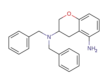(R)-5-amino-3-N,N-dibenzylamino-3,4-dihydro-2H-1-benzopyran