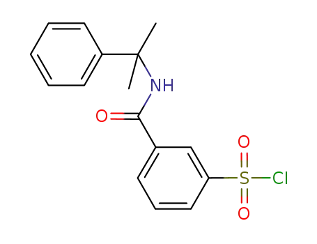 3-(1-methyl-1-phenyl-ethylcarbamoyl)-benzenesulfonyl chloride
