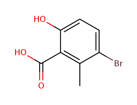 2-Hydroxy-5-bromo-6-methylbenzoic acid