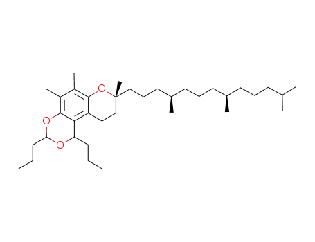 7,9,10-trimethyl-2,4-dipropyl-7-(4,8,12-trimethyl-tridecyl)-4,5,6,7-tetrahydro-1,3,8-trioxa-phenanthrene
