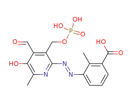 6-(3-Carboxy-2-methylphenylazo)-pyridoxal-5-phosphate