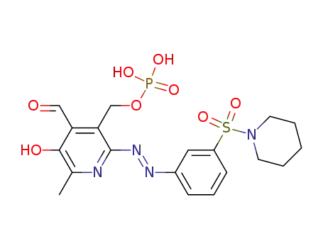 6-[3-(1-Piperidinesulfonyl)phenylazo]-pyridoxal-5-phosphate