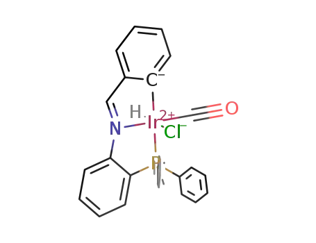 [(o-(diphenylphosphino)(N-benzylidene)aniline(-1H))IrHCl(CO)]