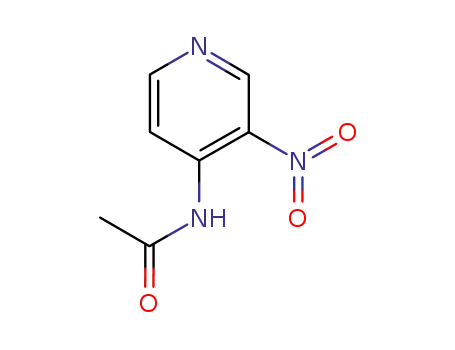 Molecular Structure of 79371-42-9 (Acetamide,N-(3-nitro-4-pyridinyl)-)
