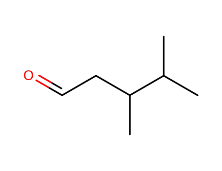 Molecular Structure of 19353-21-0 (3,4-dimethylvaleraldehyde)