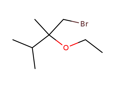 2-ethoxy-1-bromo-2,3-dimethyl-butane