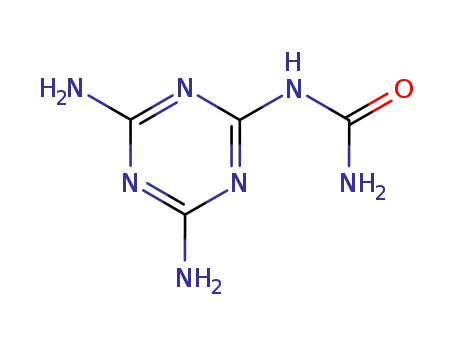 Molecular Structure of 16439-79-5 (Urea, (4,6-diamino-1,3,5-triazin-2-yl)-)