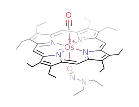(2,3,7,8,12,13,17,18-octaethylporphyrinato)Os(CO)(N-nitrosodiethylamine)