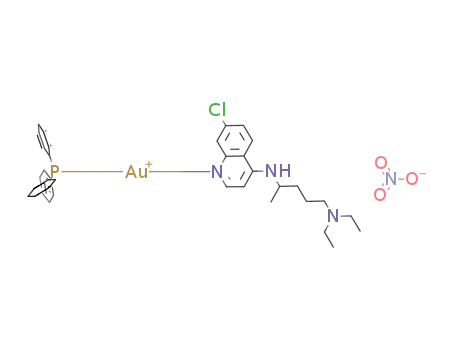 [Au(chloroquine)(triphenylphosphine)]nitrate