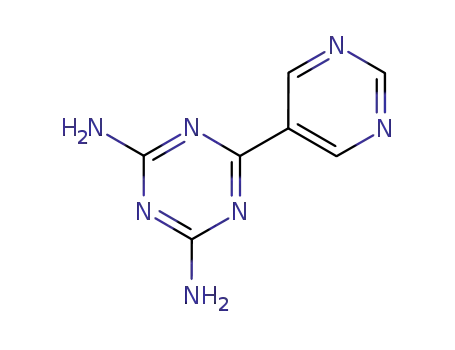 6-pyrimidin-5-yl-[1,3,5]triazine-2,4-diyldiamine