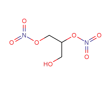 Molecular Structure of 621-65-8 (1,2-DINITROGLYCERIN)