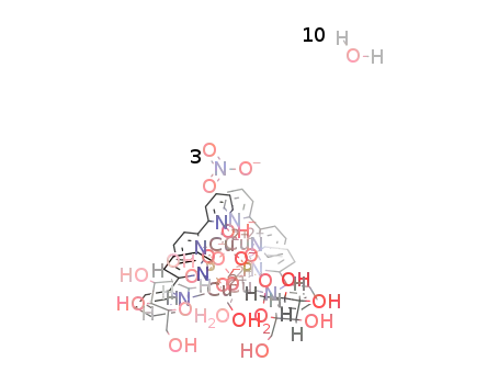 [Cu4(μ-OH)(μ-α-D-glucose-1-phosphate(2-))2(2,2'-bipyridyl)4(H2O)2](NO3)3*10H2O