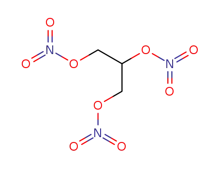 Molecular Structure of 55-63-0 (Nitroglycerin)