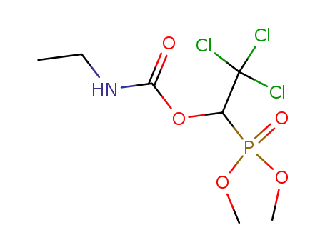 O,O-Dimethyl-2,2,2-trichlor-1-(N-ethyl)-carbamoylethyl-phosphonat
