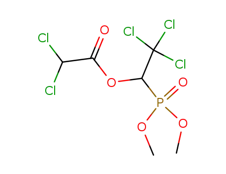 <1-Dichloracetoxy-2.2.2-trichlor-aethyl>-phosphonsaeure-dimethylester