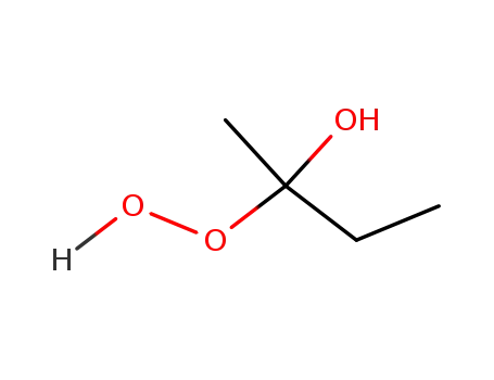 Molecular Structure of 19393-67-0 (2-Butanol, 2-hydroperoxy-)
