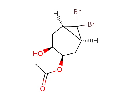 (1α,3β,4β,6α)-4-acetoxy-7,7-dibromobicyclo[4.1.0]heptan-3-ol