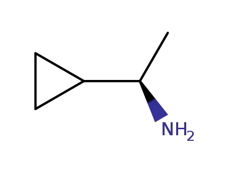 Molecular Structure of 6240-96-6 ((R)-1-(Cyclopropylethyl)amine)
