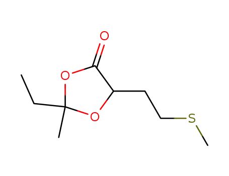 2-ethyl-2-methyl-5-(2-(methylthio)ethyl)-1,3-dioxolan-4-one