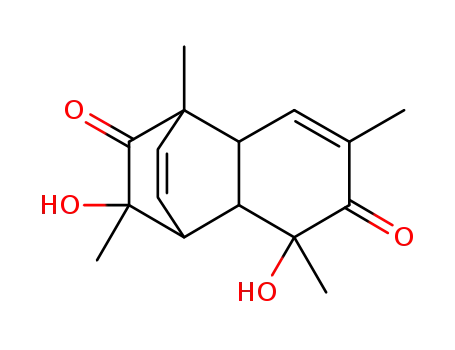 3,10-dihydroxy-3,5,8,10-tetramethyltricyclo[6.2.2.0(2,7)]dodeca-5,11-diene-4,9-dione