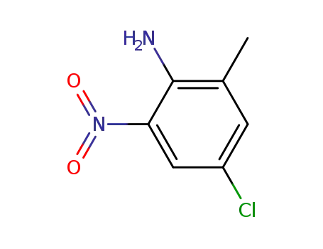 Molecular Structure of 62790-50-5 (4-CHLORO-2-METHYL-6-NITROANILINE)