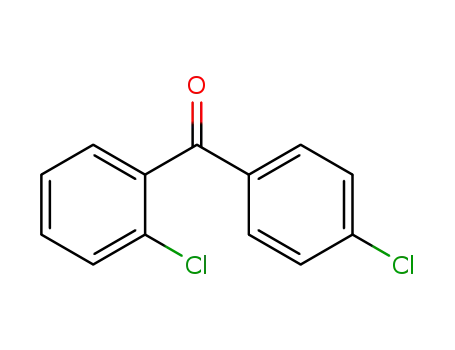 Molecular Structure of 85-29-0 (2,4'-Dichlorobenzophenone)