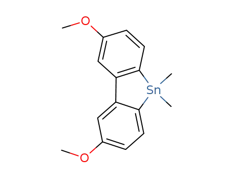 9,9-dimethyl-3,6-dimethoxy-9-stannafluorene