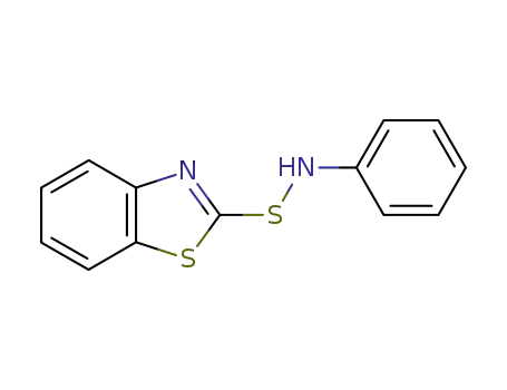 Molecular Structure of 29418-16-4 (N-phenylbenzothiazole-2-sulfenamide)