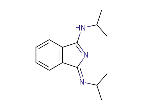 Molecular Structure of 104830-26-4 (1H-Isoindol-3-amine, N-(1-methylethyl)-1-[(1-methylethyl)imino]-)