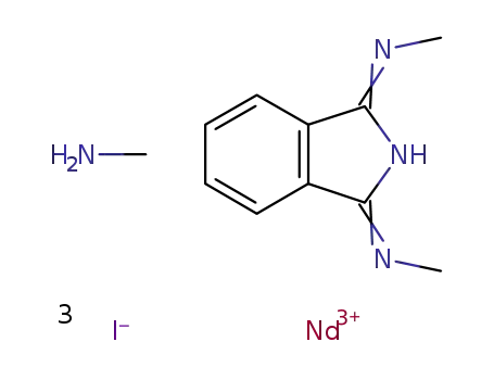 NdI3(MeNH2)(1,3-bis(methylimino)isoindoline)