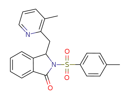 3-((3-methylpyridin-2-yl)methyl)-2-tosylisoindolin-1-one