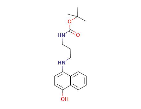 tert-butyl 3-(4-hydroxynaphth-1-ylamino)propylcarbamate