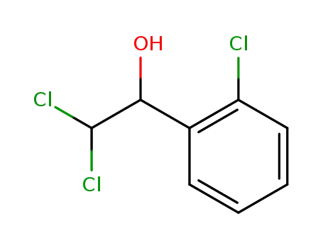 Molecular Structure of 27683-60-9 (2,2-Dichloro-1-(2-chlorophenyl)-1-ethanol)