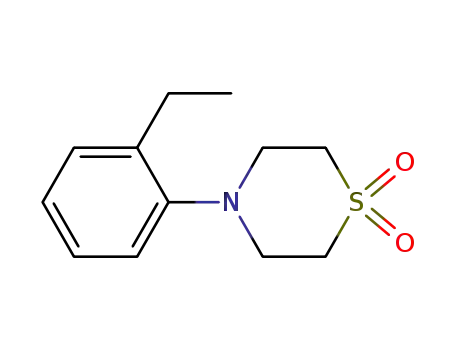 4-(2-ethylphenyl)-thiomorpholine 1,1-dioxide