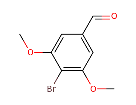 Molecular Structure of 31558-40-4 (4-BROMO-3,5-DIMETHOXYBENZALDEHYDE)