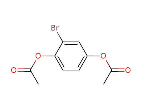 Molecular Structure of 52376-16-6 (1 4-DIACETOXY-2-BROMOBENZENE  97)