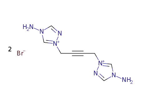 1,4-di(4-amino-1,2,4-triazolium-1N)-2-butyne dibromide