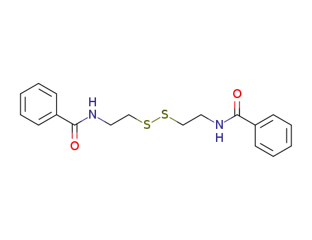 Molecular Structure of 5205-42-5 (N-[2-(2-benzamidoethyldisulfanyl)ethyl]benzamide)