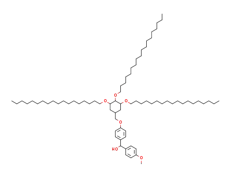 (4-methoxy-phenyl)-[4-(3,4,5-tris-octadecyloxy-cyclohexylmethoxy)-phenyl]-methanol