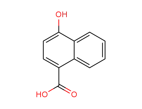 Molecular Structure of 7474-97-7 (4-Hydroxy-1-naphthoic acid)