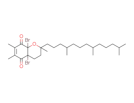 4a,8a-dibromo-2,6,7-trimethyl-2-(4,8,12-trimethyltridecyl)-3,4,4a,8a-tetrahydro-2H-chromene-5,8-dione
