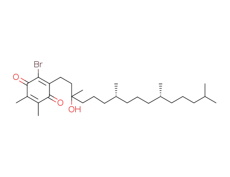 2-bromo-3-(3-hydroxy-3,7,11,15-tetramethylhexadecyl)-5,6-dimethyl-[1,4]benzoquinone