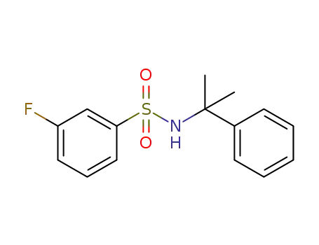 N-(2-phenylpropan-2-yl)-3-fluorobenzenesulfonamide