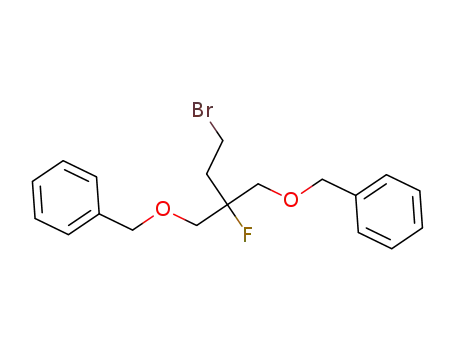4-(benzyloxy)-3-[(benzyloxy)methyl]-3-fluorobutylbromide