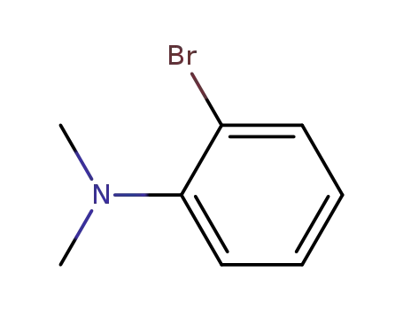 Molecular Structure of 698-00-0 (2-BROMO-N,N-DIMETHYLANILINE)