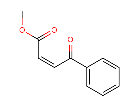 Molecular Structure of 19522-28-2 (2-Butenoic acid, 4-oxo-4-phenyl-, methyl ester, (Z)-)